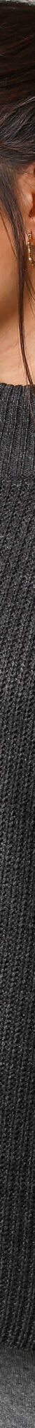 Pull col montant sans manches, maille perlée (anthracite chiné) Pull col montant sans manches, maille perlée (anthracite chiné)